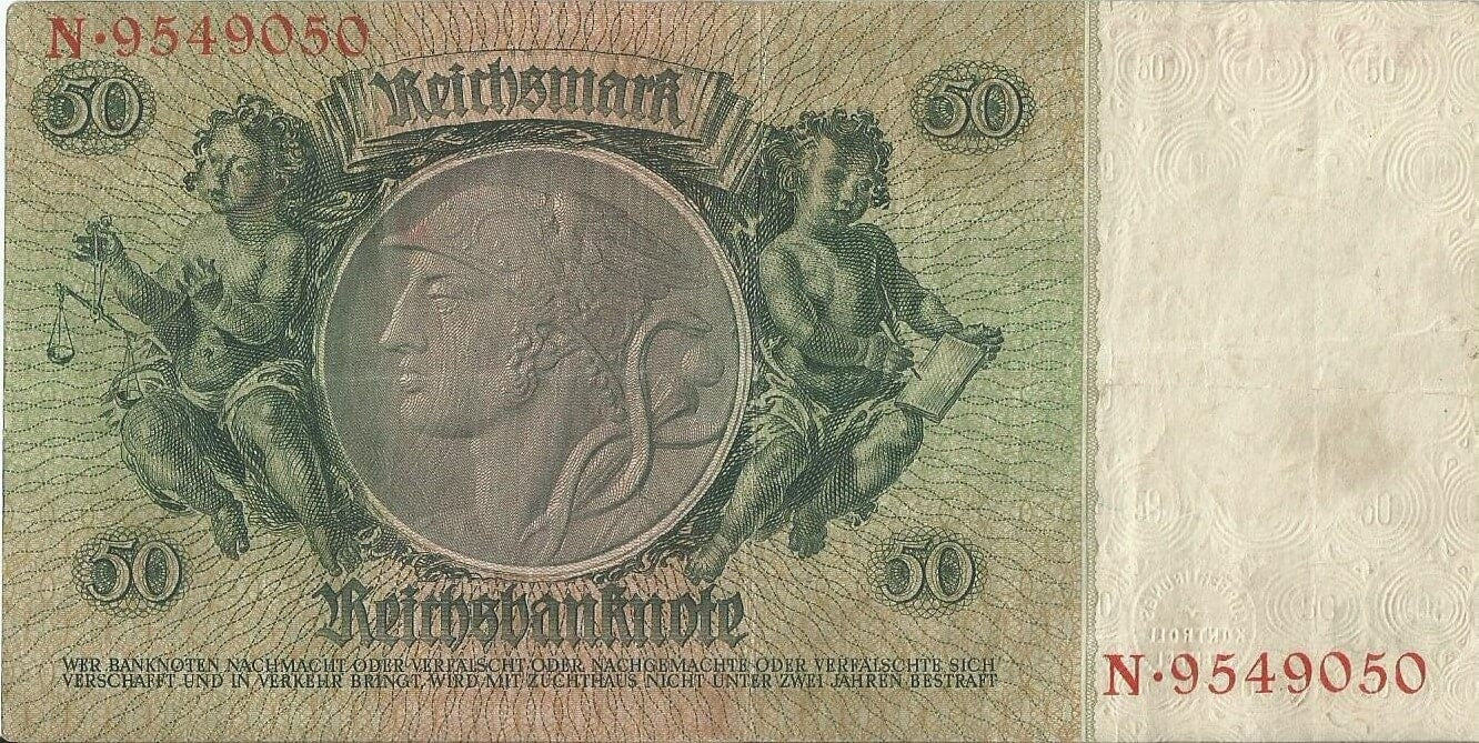 50 marek 1933, N 9549050, stan 3